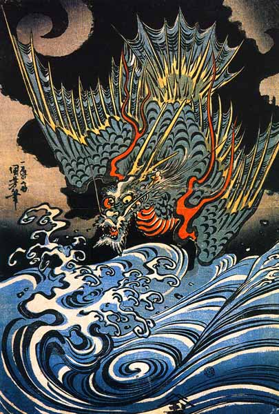 Sea-Dragon van Utagawa Kuniyoshi