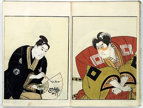 Portraits of Two Actors van Utagawa Toyokuni