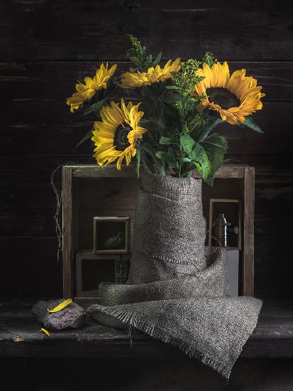 Still-life with sunflowers 1