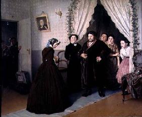 The Governess Arriving at the Merchant's House