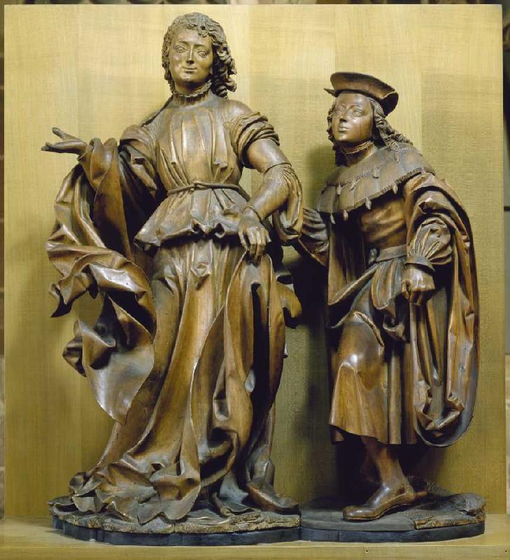 Der Erzengel Raphael und der junge Tobias van Veit Stoß