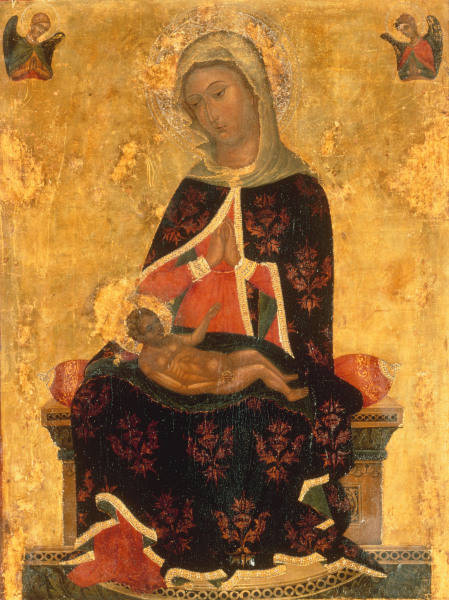 Maria mit Kind / Venezianisch 14.Jh. van Venezianisch