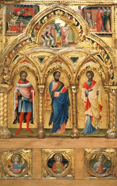 Lorenzo Veneziano, Drei Heilige van Veneziano Lorenzo