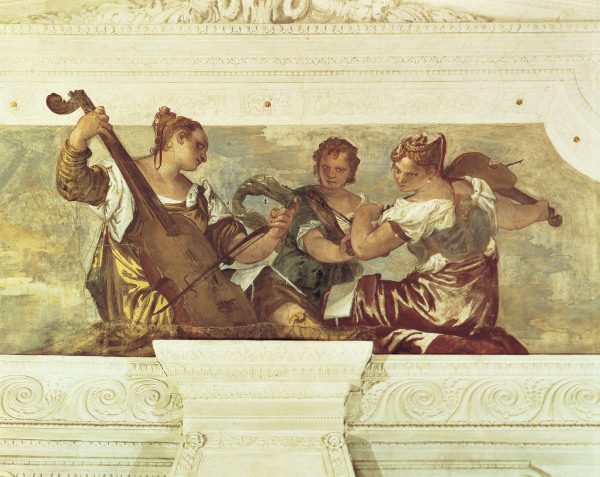 P.Veronese / Harmony / Fresco van Veronese, Paolo (eigentl. Paolo Caliari)