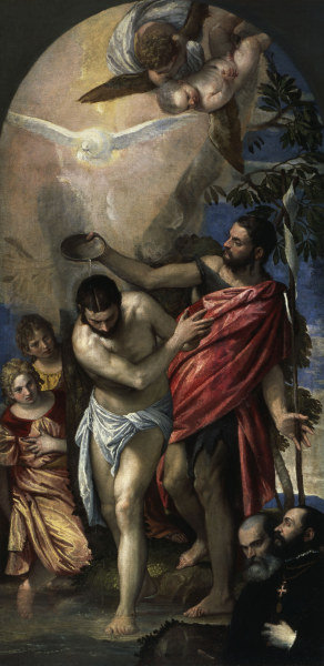 Baptism of Christ / Veronese / c.1561 van Veronese, Paolo (eigentl. Paolo Caliari)
