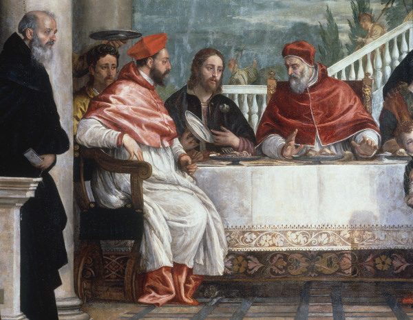 P.Veronese / Banquet of Gregory th.Great van Veronese, Paolo (eigentl. Paolo Caliari)