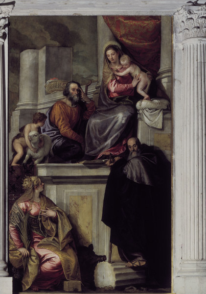 Madonna, Child & Saints / Veronese van Veronese, Paolo (eigentl. Paolo Caliari)
