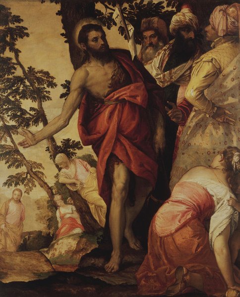 Veronese / Sermon of St.John / c.1570 van Veronese, Paolo (eigentl. Paolo Caliari)