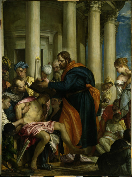 St.Barnabas heals the Sick / Veronese van Veronese, Paolo (eigentl. Paolo Caliari)