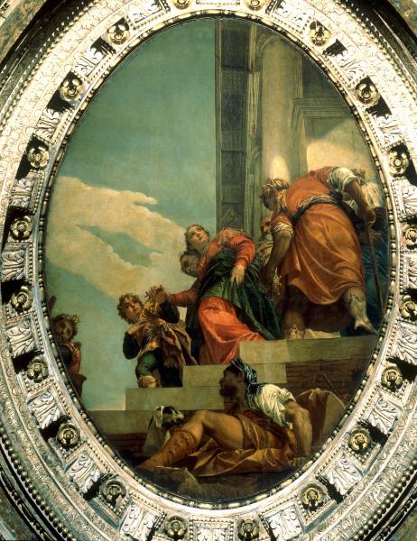 Banishment of Queen Vashti / Veronese van Veronese, Paolo (eigentl. Paolo Caliari)