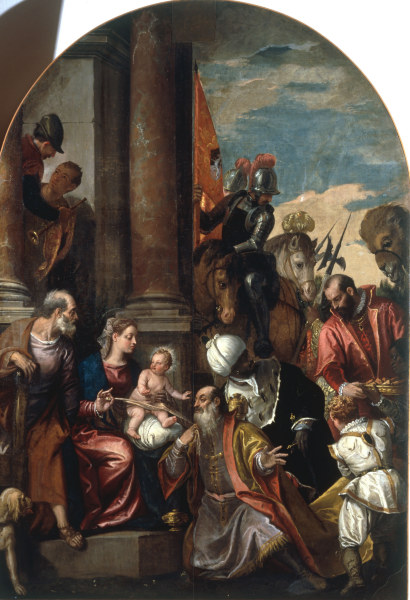 P.Veronese / Adoration of the Kings /Ptg van Veronese, Paolo (eigentl. Paolo Caliari)