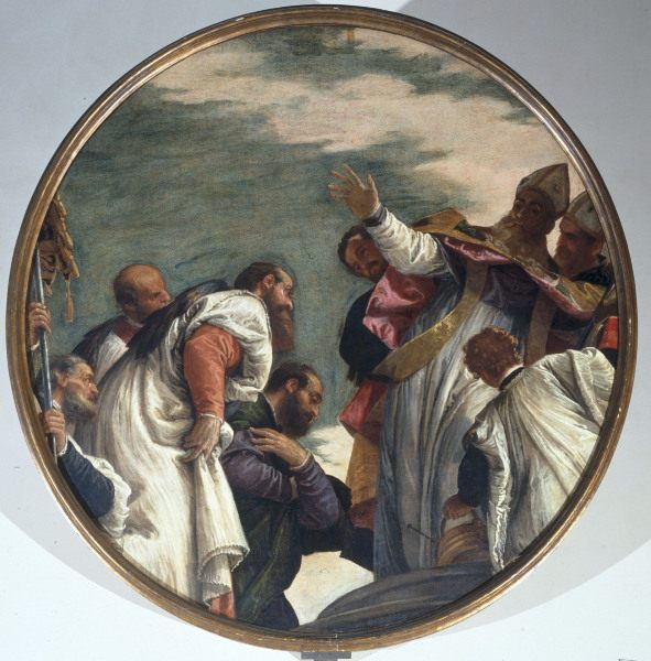 P.Veronese / St.Nicholas / Ptg./ c.1580 van Veronese, Paolo (eigentl. Paolo Caliari)