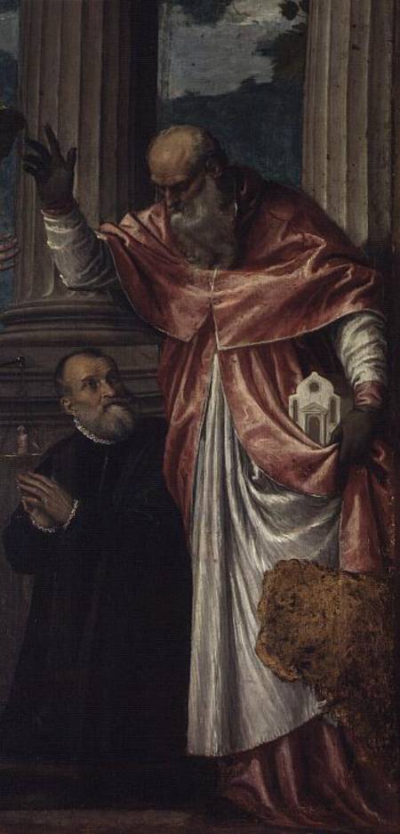 St. Jerome and a Donor van Veronese, Paolo (eigentl. Paolo Caliari)