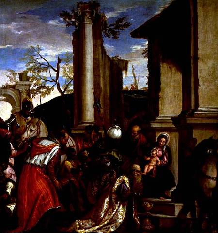 Adoration of the Kings van Veronese, Paolo (eigentl. Paolo Caliari)