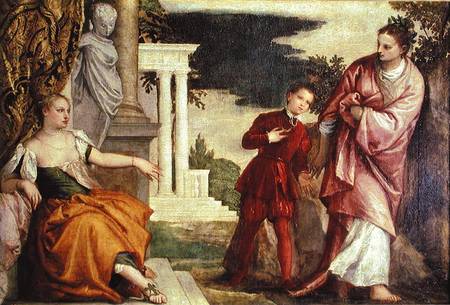 A Young Man Between Virtue and Vice van Veronese, Paolo (eigentl. Paolo Caliari)