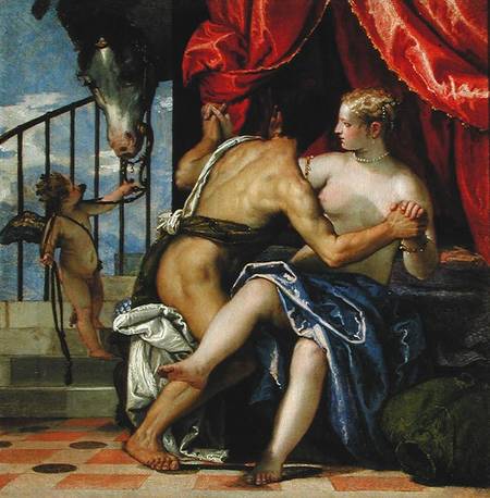 Mars and Venus van Veronese, Paolo (eigentl. Paolo Caliari)