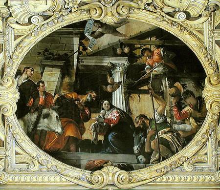 Adoration of the Shepherds van Veronese, Paolo (eigentl. Paolo Caliari)