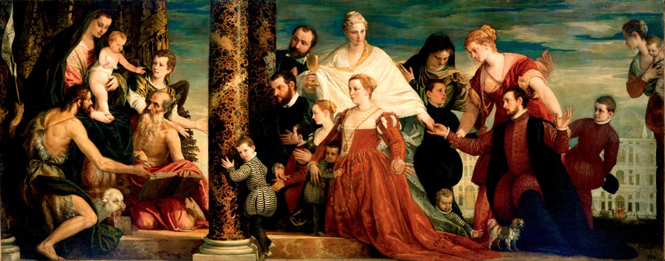 The Madonna of the Cuccina Family van Veronese, Paolo (eigentl. Paolo Caliari)