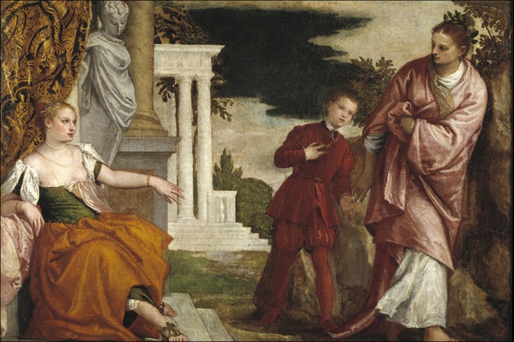 Young Man Between Virtue and Vice van Veronese, Paolo (eigentl. Paolo Caliari)