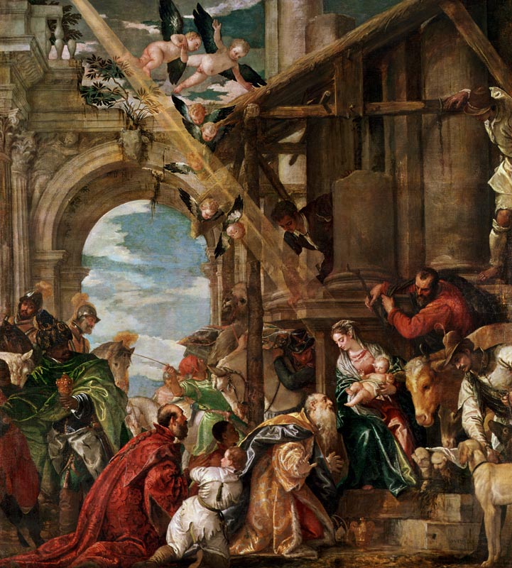 Adoration of the Kings van Veronese, Paolo (eigentl. Paolo Caliari)