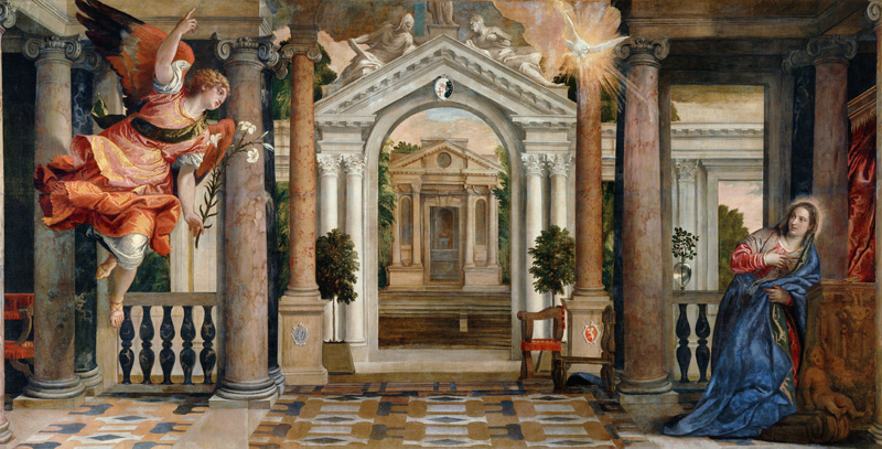 P.Veronese / Annunciation of Mary / C16 van Veronese, Paolo (eigentl. Paolo Caliari)