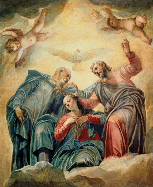 The Coronation of the Virgin van Veronese, Paolo (eigentl. Paolo Caliari)
