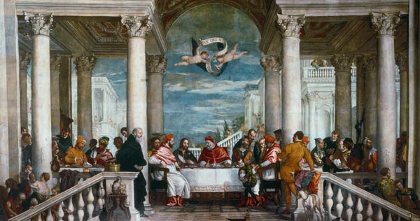 P.Veronese / Banquet of Gregory th.Great van Veronese, Paolo (eigentl. Paolo Caliari)