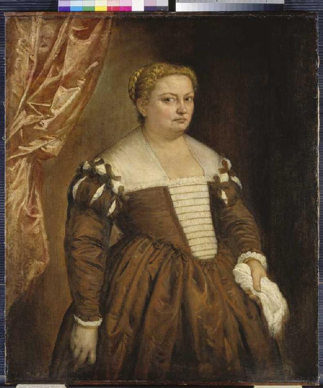 Bildnis einer venezianischen Dame. van Veronese, Paolo (eigentl. Paolo Caliari)