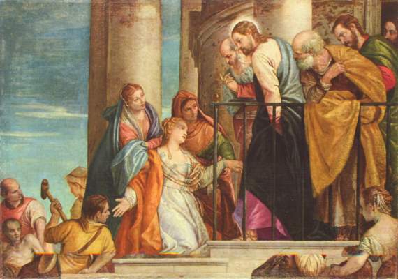 Die Heilung des Blutfüßigen van Veronese, Paolo (eigentl. Paolo Caliari)
