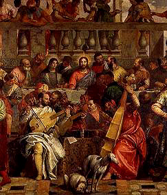 Die Hochzeit zu Kanaa. Detail: Gruppe von Musikanten van Veronese, Paolo (eigentl. Paolo Caliari)
