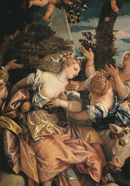 The Rape of Europa  (detail of 60256) van Veronese, Paolo (eigentl. Paolo Caliari)