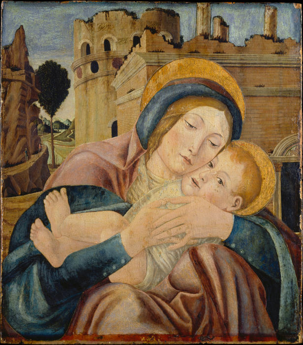 The Virgin and Child van Veroneser Meister um 1510