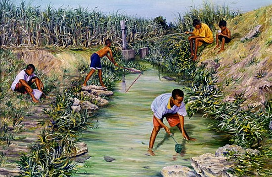 Fishing (oil on canvas)  van Victor  Collector