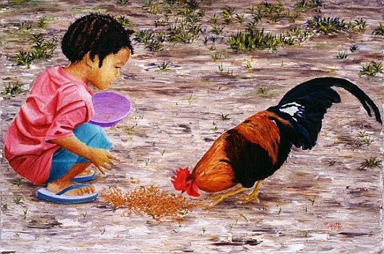 Shamika (oil on canvas)  van Victor  Collector