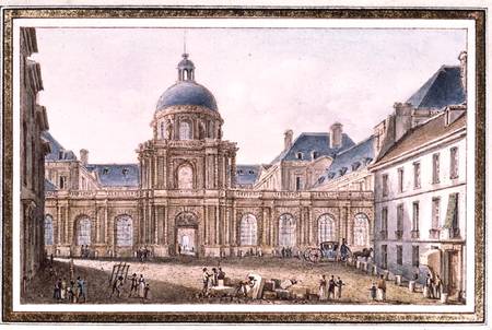 View of the Palais du Senat Conservateur (Le Luxembourg) Paris van Victor Jean Nicolle