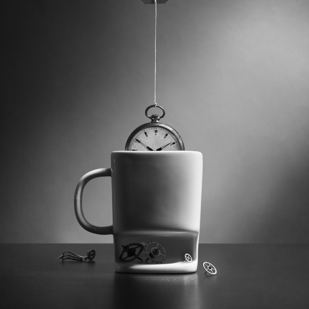 Tea time. Version 2 van Victoria Glinka