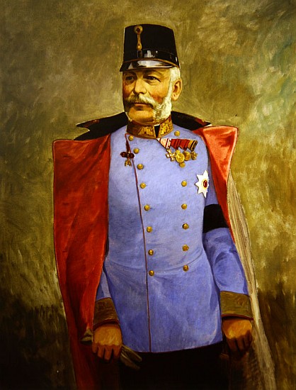 Archduke Friedrich, Duke of Teschen, c.1916 van Vienna Nedomansky Studio