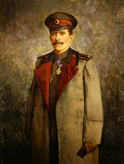General Jekon, Chief of Staff of the Bulgarian Army, c.1916 van Vienna Nedomansky Studio