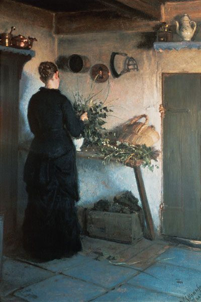 Lady in the Kitchen van Viggo Johansen