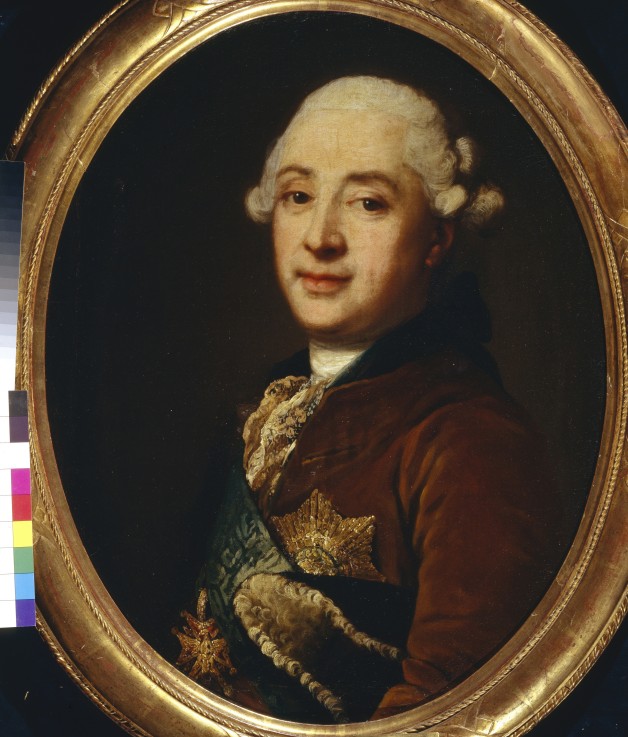 Portrait of Vice-Chancellor Prince Alexander Mikhaylovich Golitsyn (1723-1807) van Vigilius Erichsen