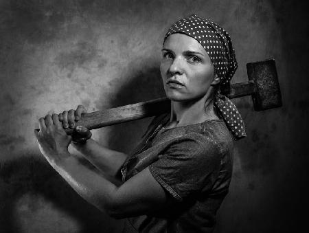 Girl with a Sledgehammer