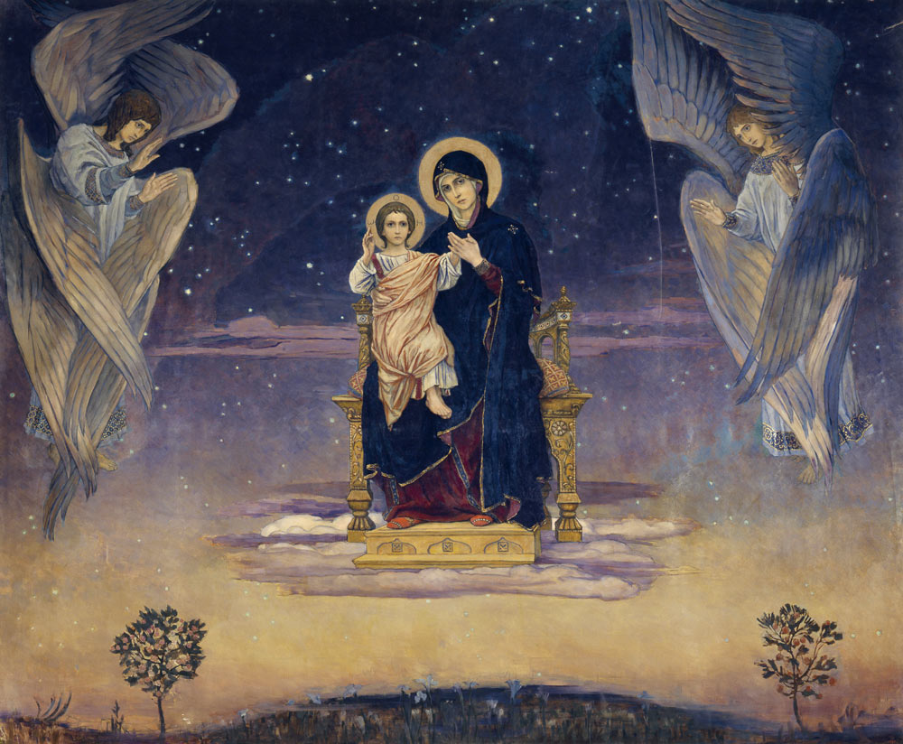 The Virgin van Viktor Michailowitsch Wasnezow