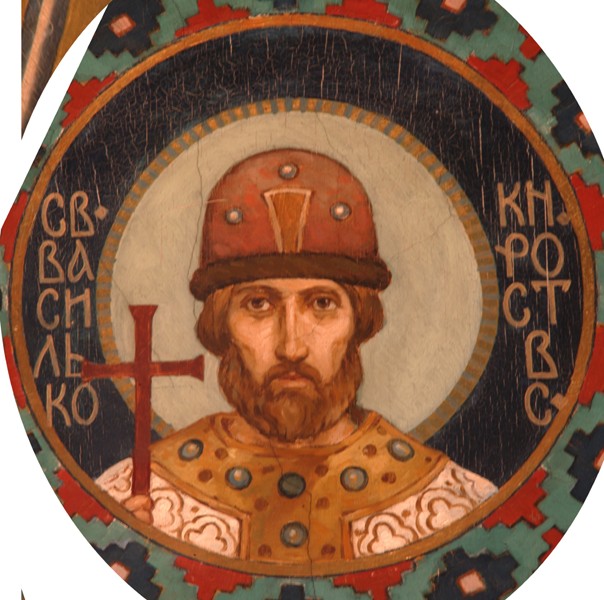 Saint Prince Vasilko Konstantinovich of Rostov van Viktor Michailowitsch Wasnezow