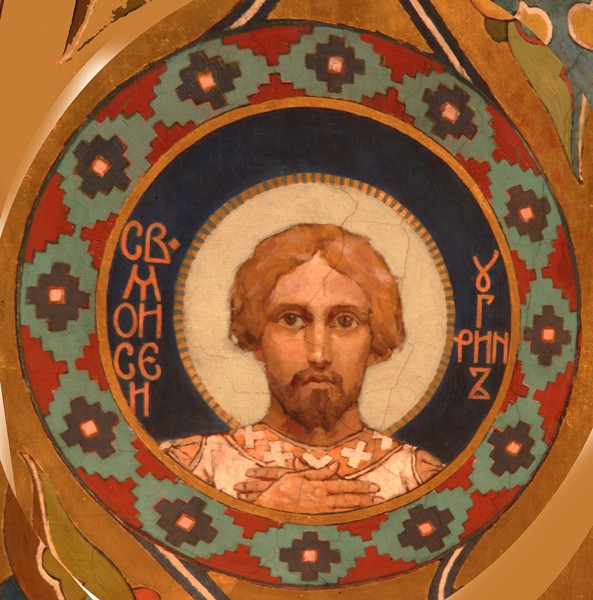 Saint Moses the Hungarian van Viktor Michailowitsch Wasnezow