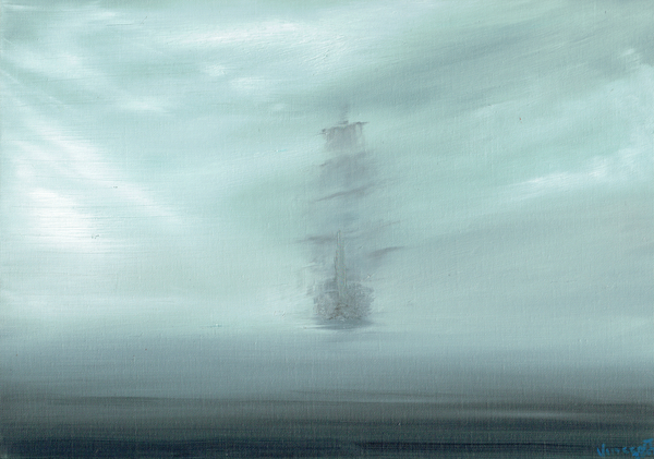 Pacific Dawn, HMS Endeavour 1769 van Vincent Alexander Booth