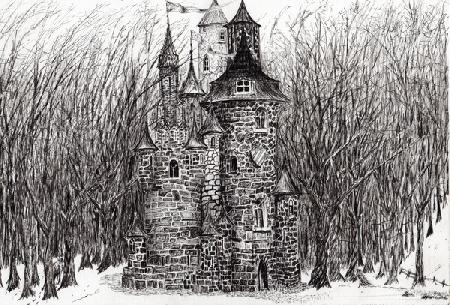 The Castle in the forest of Findhorn