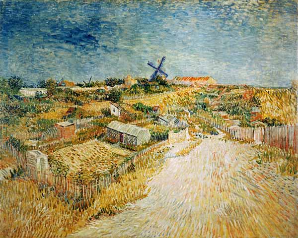 Gemüsegärten auf dem Montmartre van Vincent van Gogh