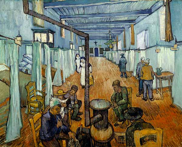 Schlafsaal im Hospital in Arles van Vincent van Gogh