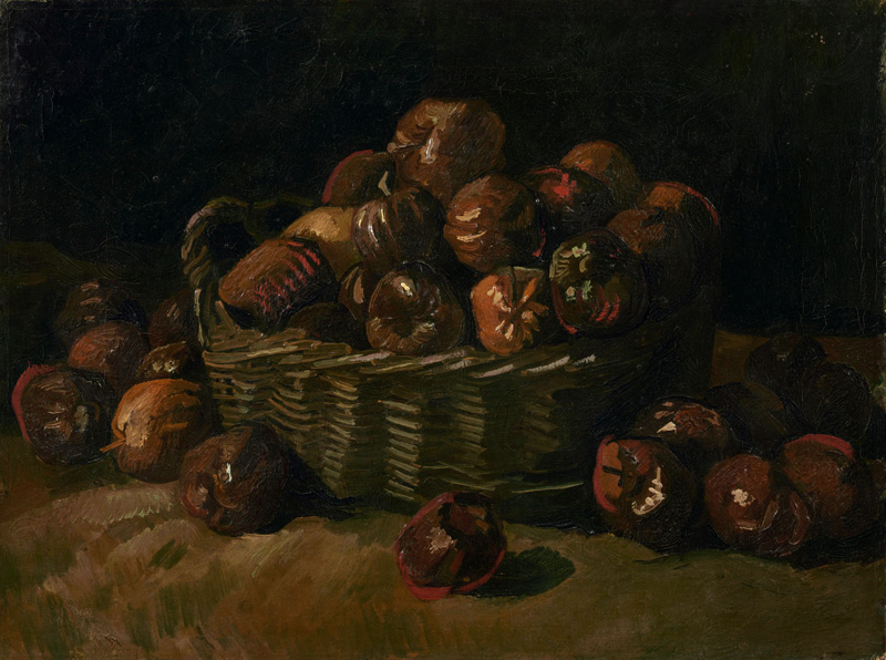 Basket of apples van Vincent van Gogh