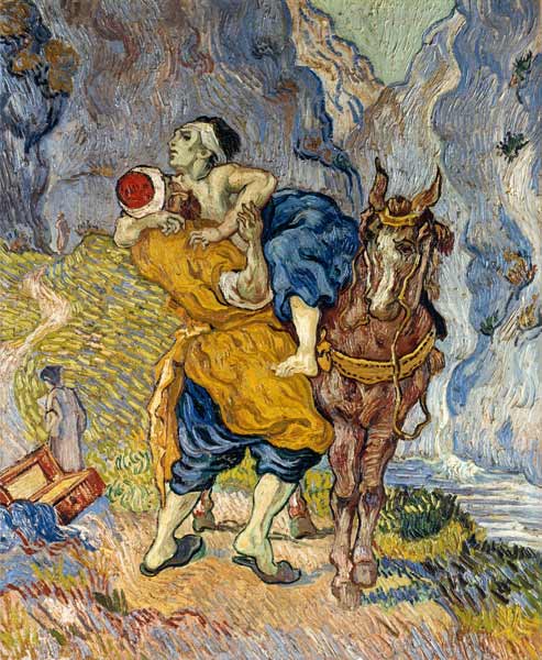De barmhartige samaritaan  van Vincent van Gogh